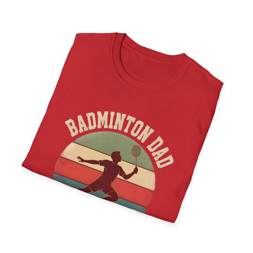 Badminton Dad T-Shirt — "Like a Regular Dad, But Cooler" Retro Logo