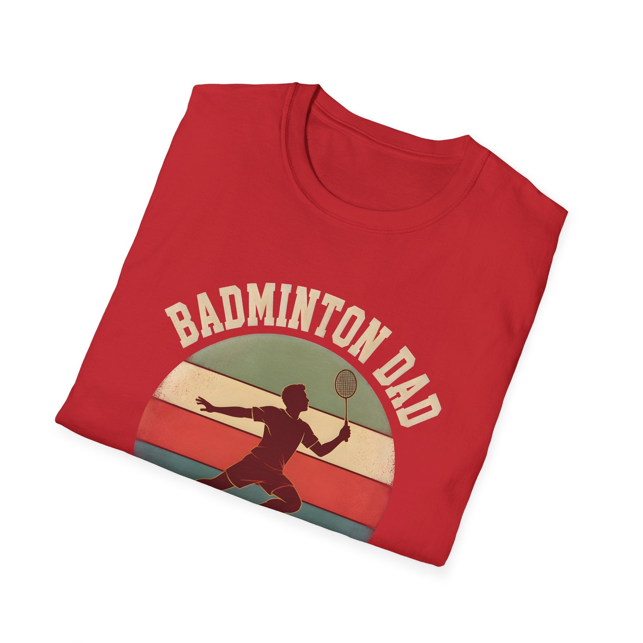Badminton Dad T-Shirt — "Like a Regular Dad, But Cooler" Retro Logo