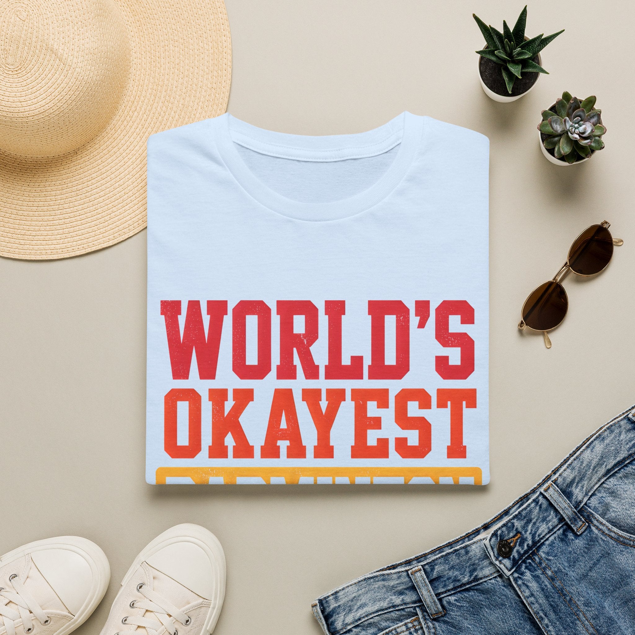 World's Okayest Badminton Player T-Shirt — Funny Sports Tee