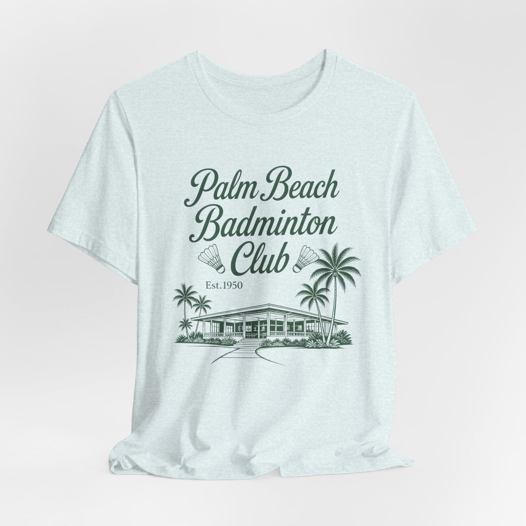 Palm Beach Badminton Club Tee — Vintage Beach Club Graphic T-Shirt