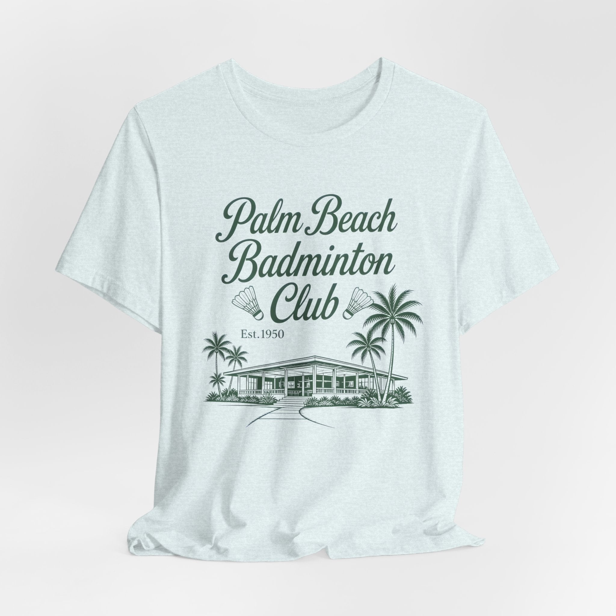 Palm Beach Badminton Club Tee — Vintage Beach Club Graphic T-Shirt