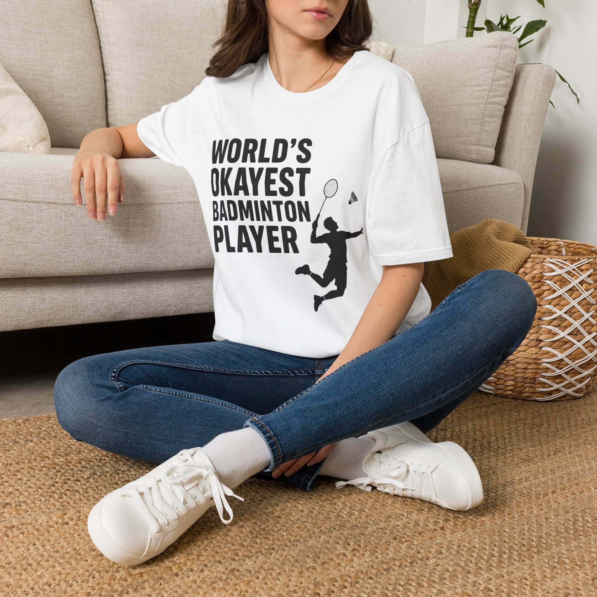 World's Okayest Badminton Player T-Shirt