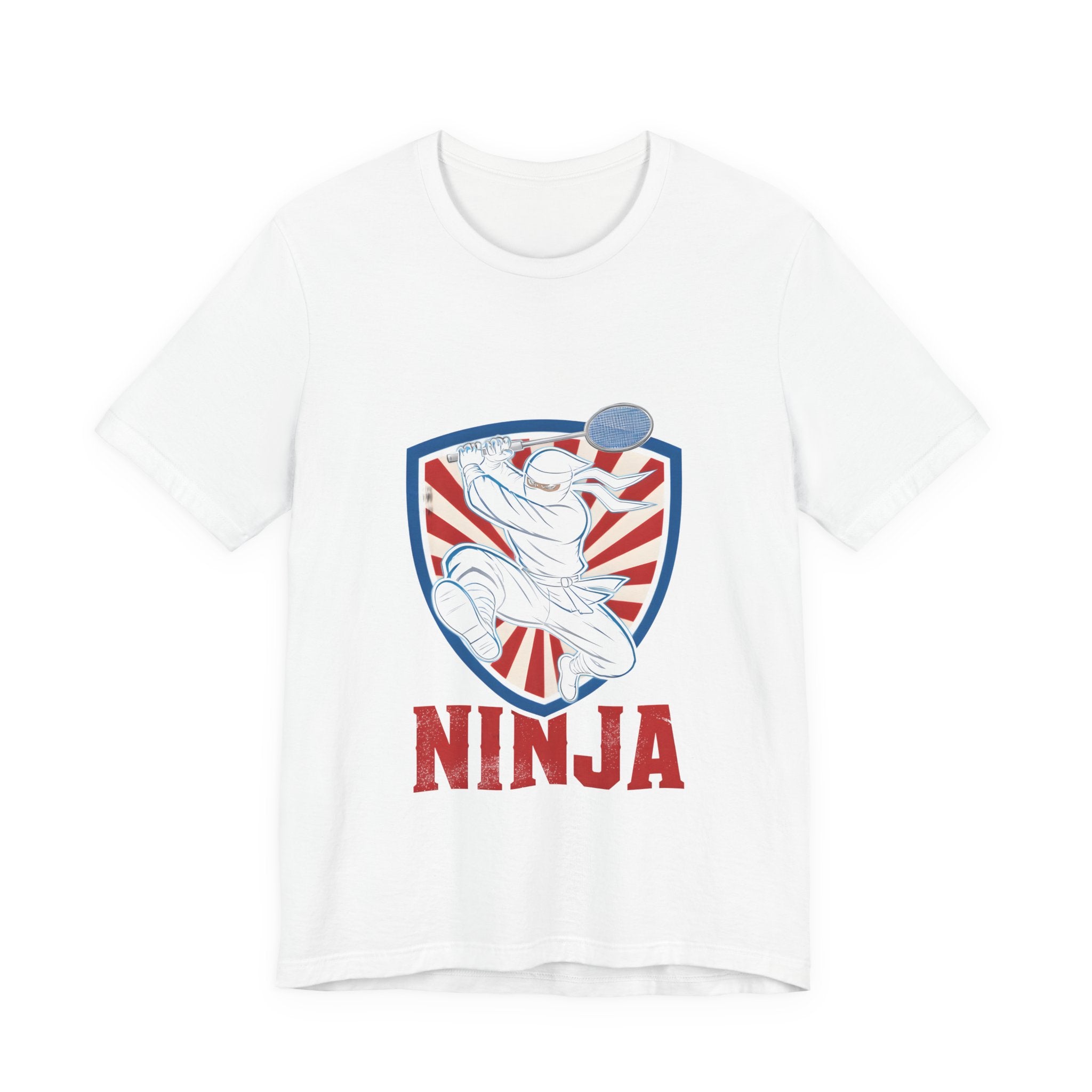 Ninja Shield Tee — Retro Martial Arts Graphic T-Shirt
