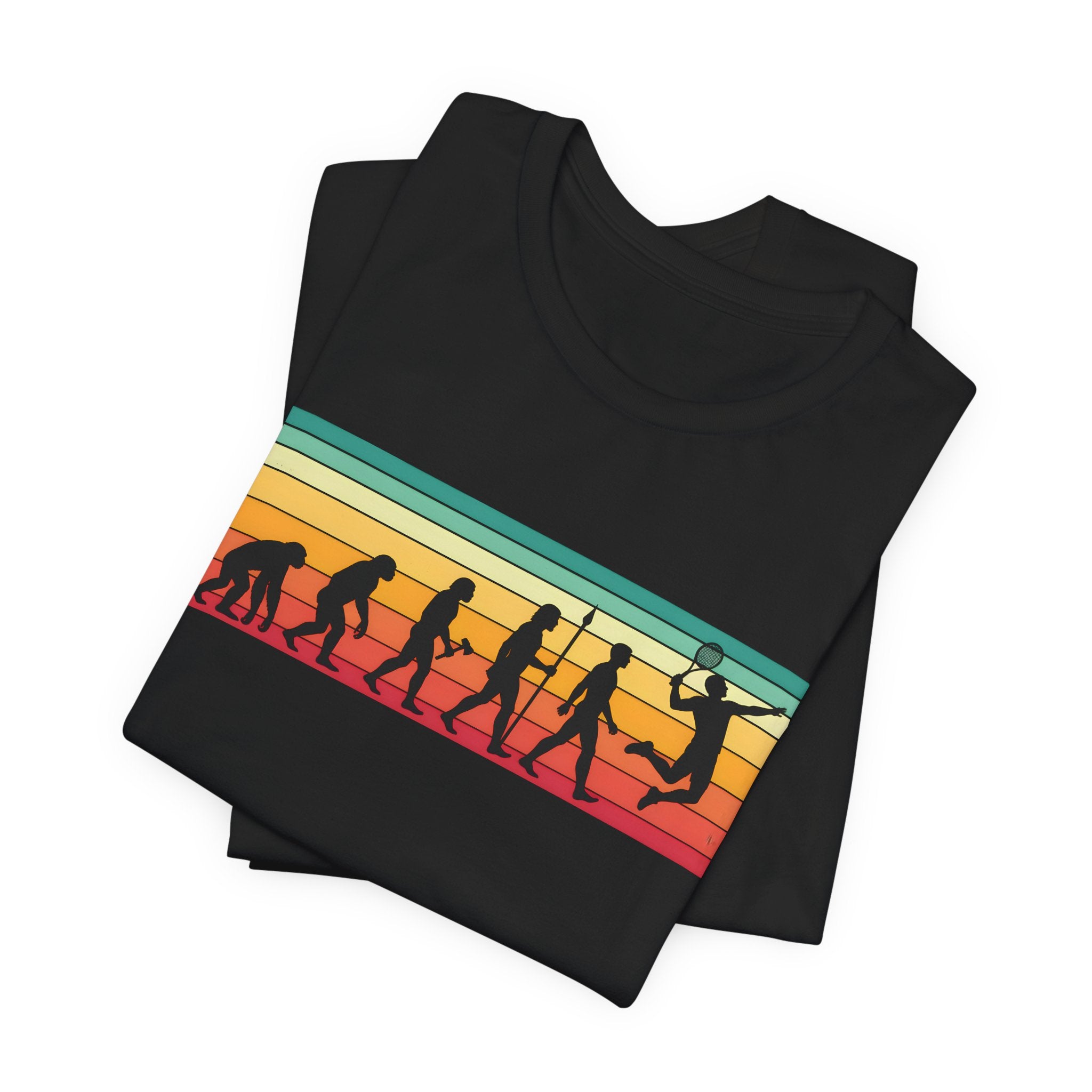 Skate Evolution T-Shirt — Retro Sunset Skateboarder Graphic Tee