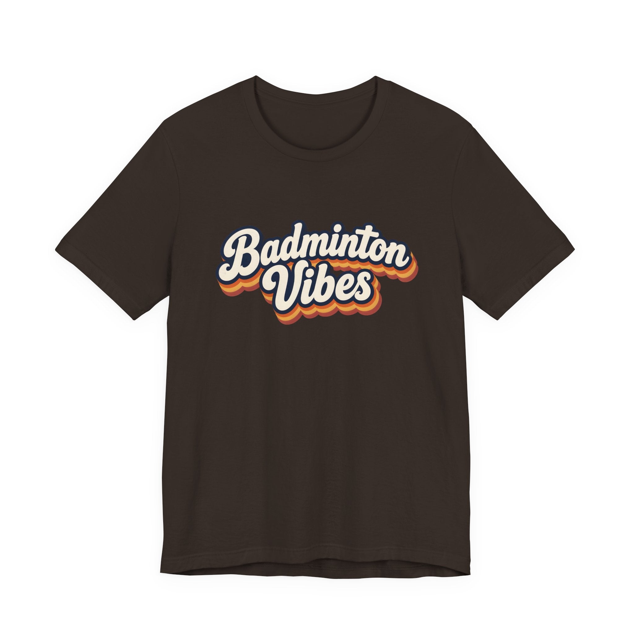 Badminton Vibes T‑Shirt — Retro Sport Graphic Tee