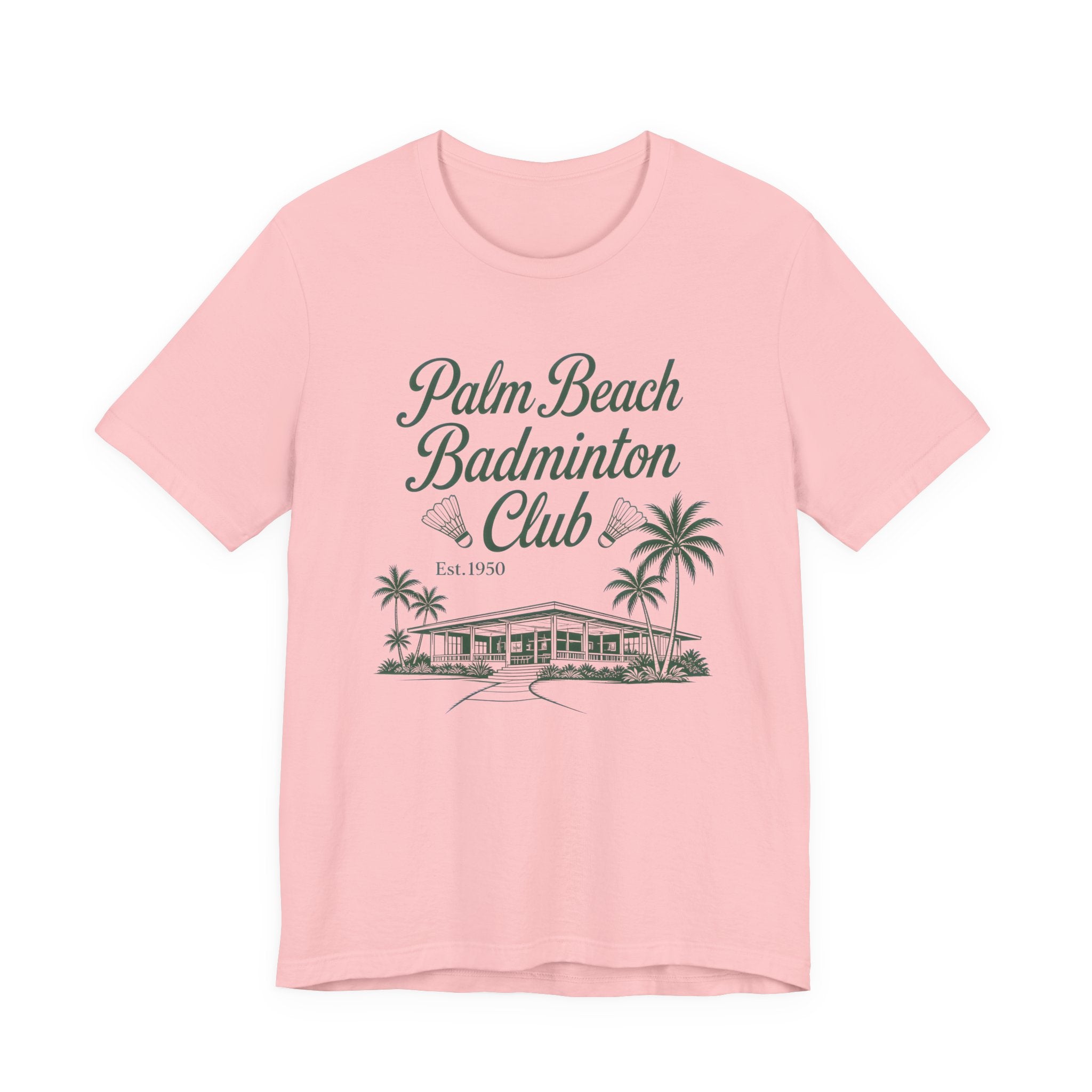 Palm Beach Badminton Club Tee — Vintage Beach Club Graphic T-Shirt