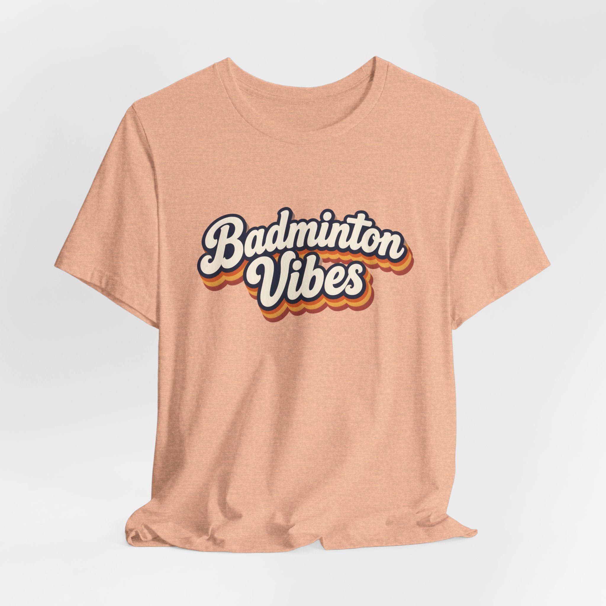 Badminton Vibes T‑Shirt — Retro Sport Graphic Tee