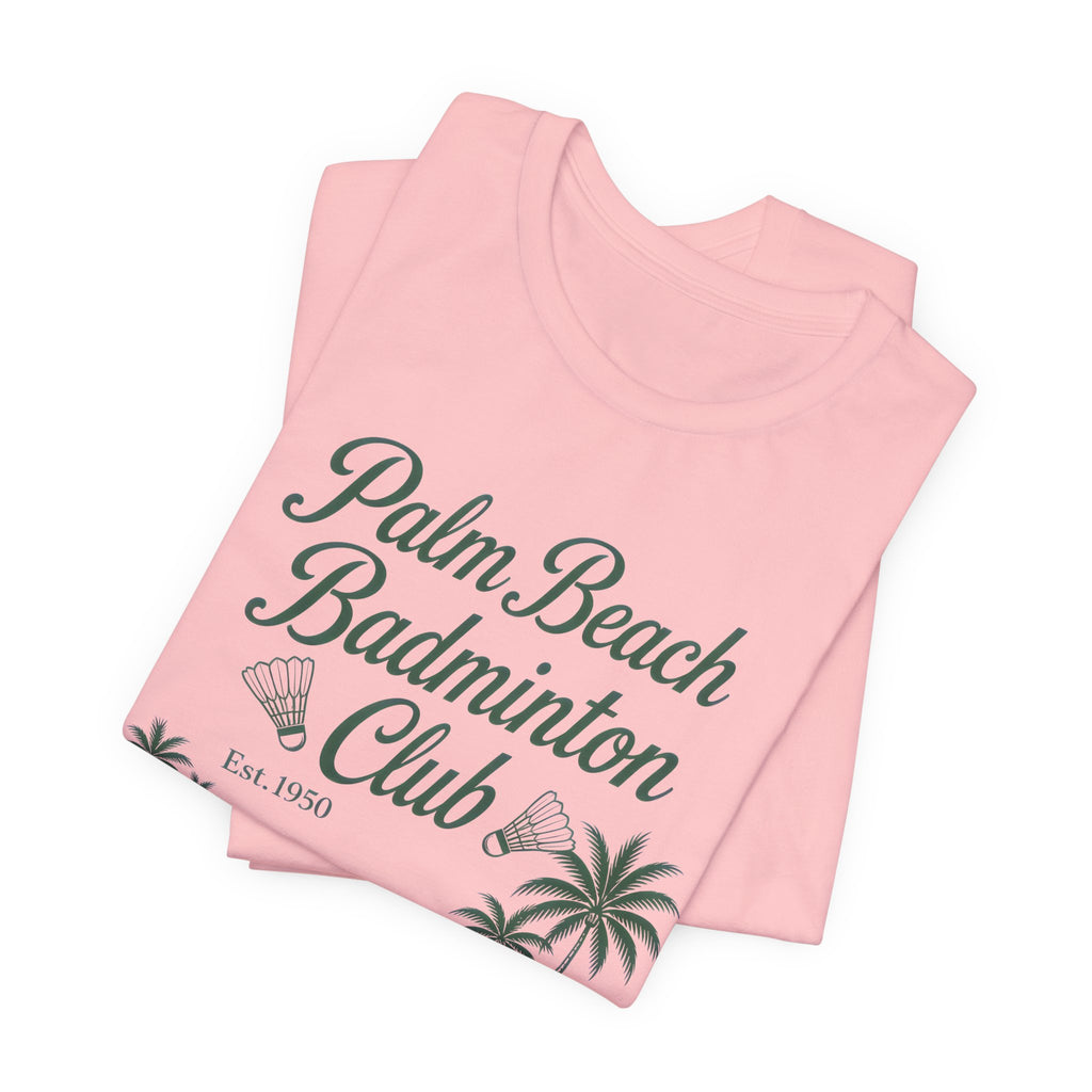 Palm Beach Badminton Club Tee — Vintage Beach Club Graphic T-Shirt