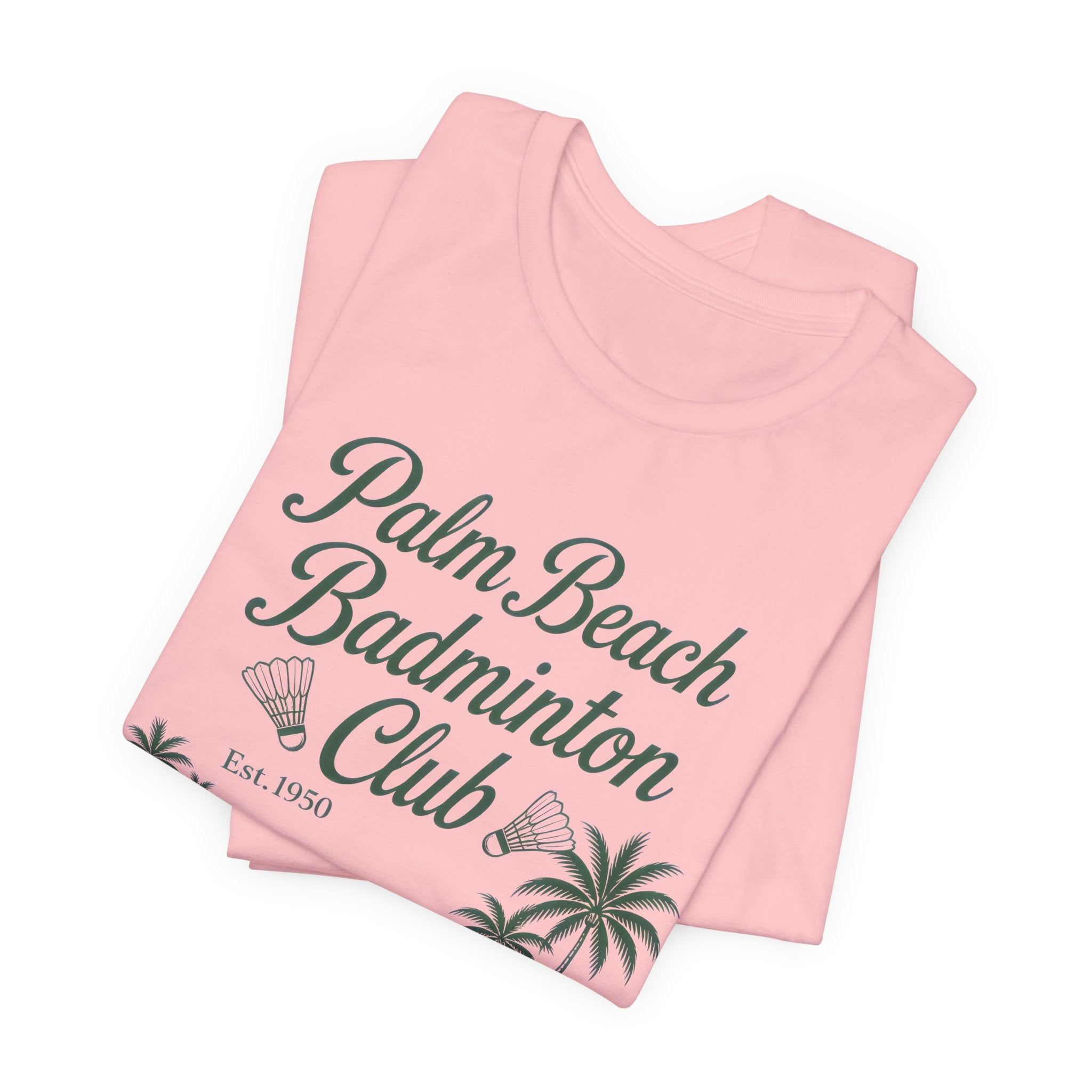 Palm Beach Badminton Club Tee — Vintage Beach Club Graphic T-Shirt
