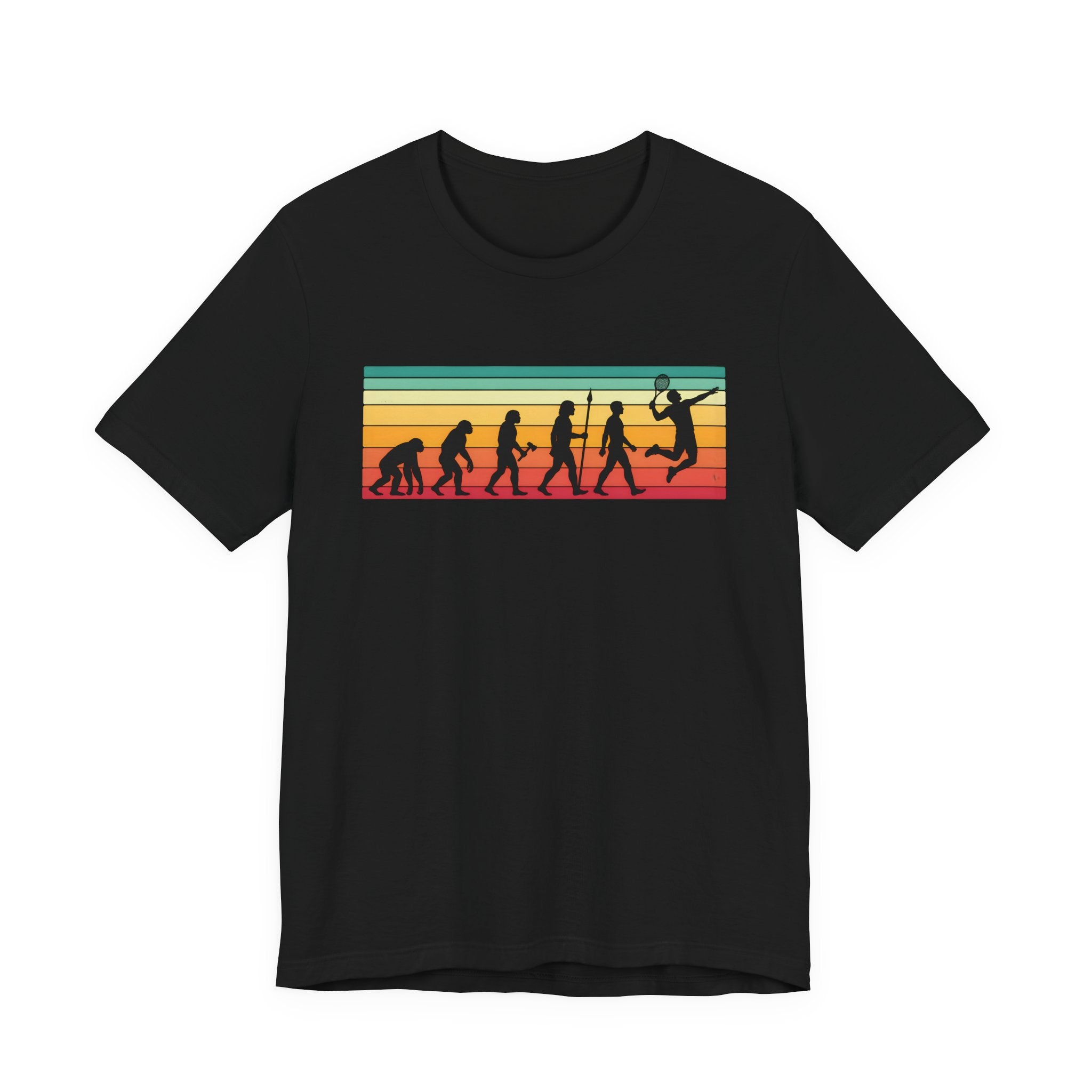 Skate Evolution T-Shirt — Retro Sunset Skateboarder Graphic Tee