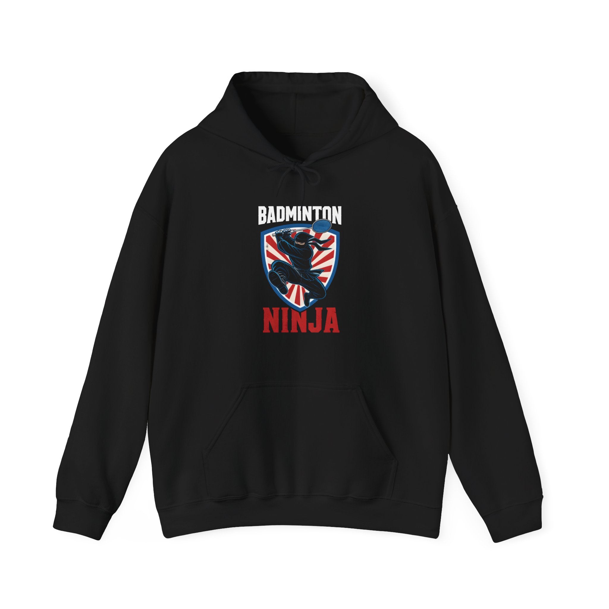 Badminton Ninja Hoodie – Graphic Badminton Player Sweatshirt