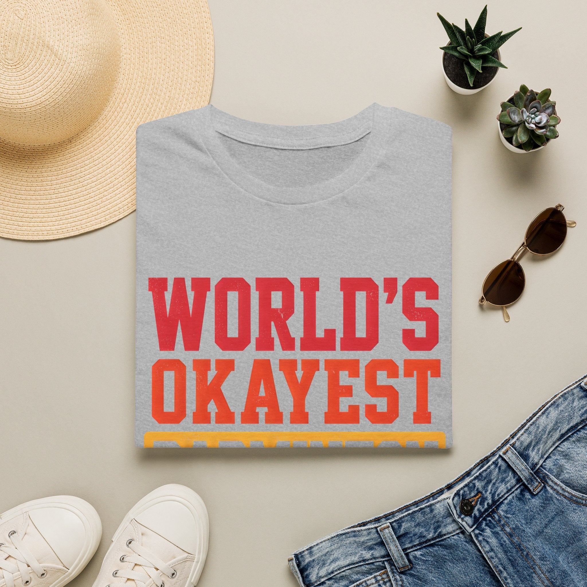 World's Okayest Badminton Player T-Shirt — Funny Sports Tee
