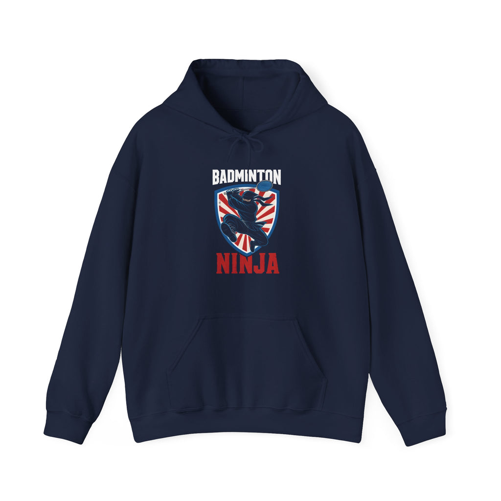 Badminton Ninja Hoodie – Graphic Badminton Player Sweatshirt