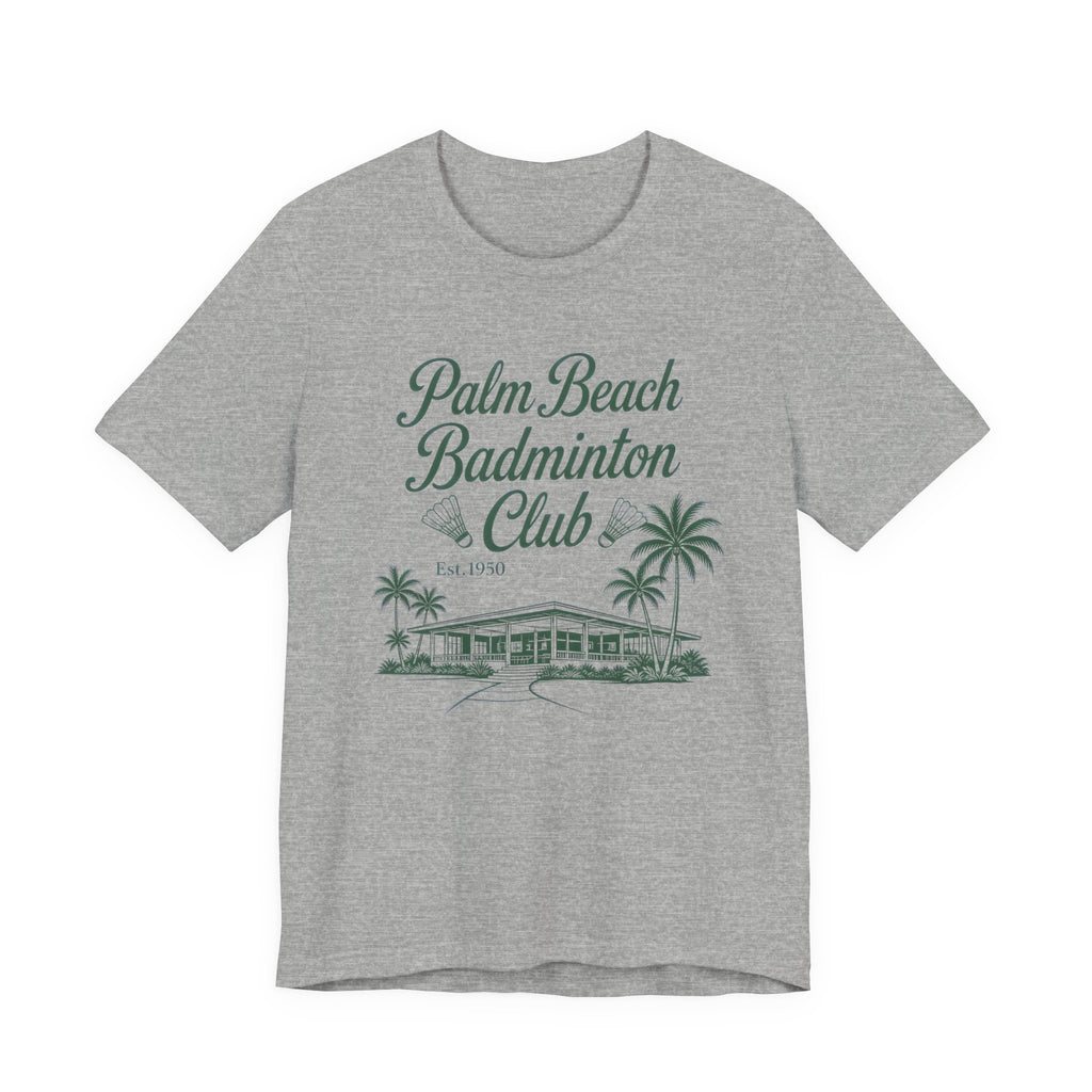 Palm Beach Badminton Club Tee — Vintage Beach Club Graphic T-Shirt