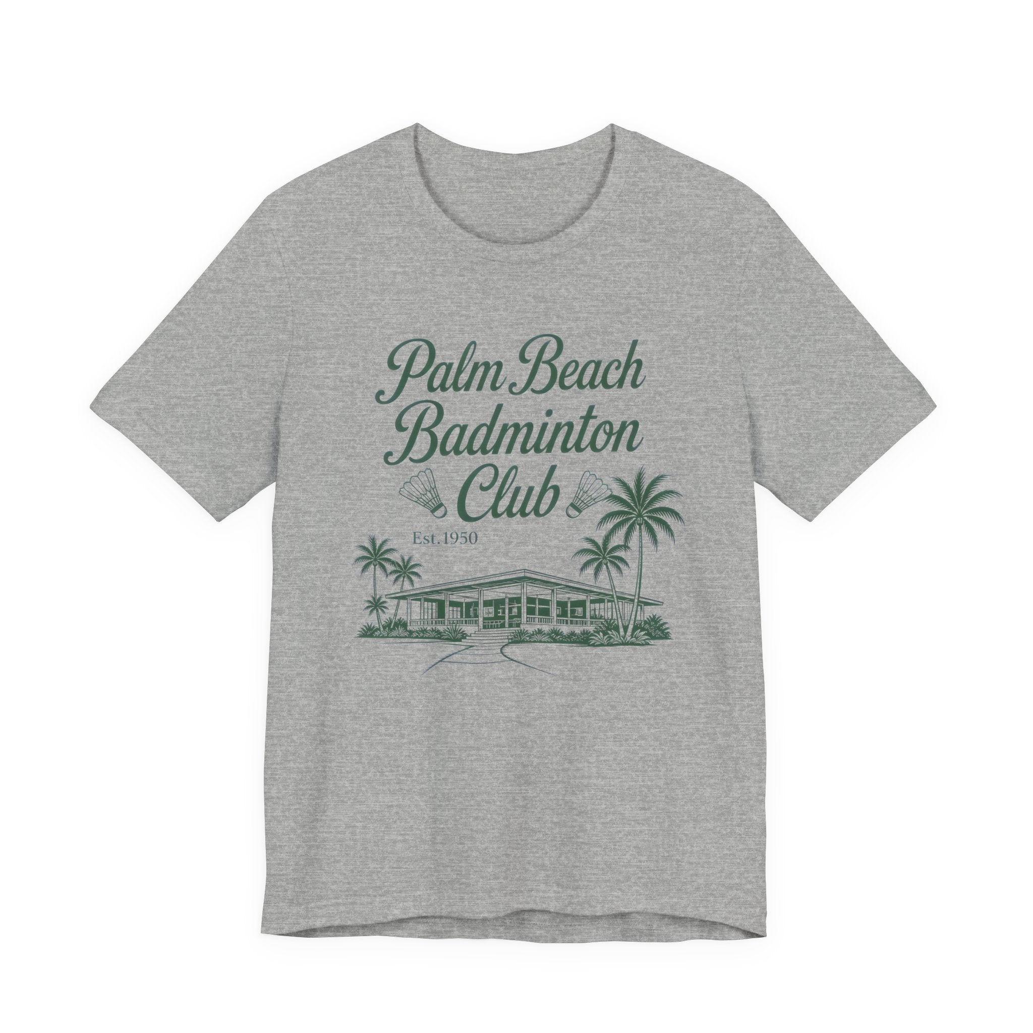 Palm Beach Badminton Club Tee — Vintage Beach Club Graphic T-Shirt