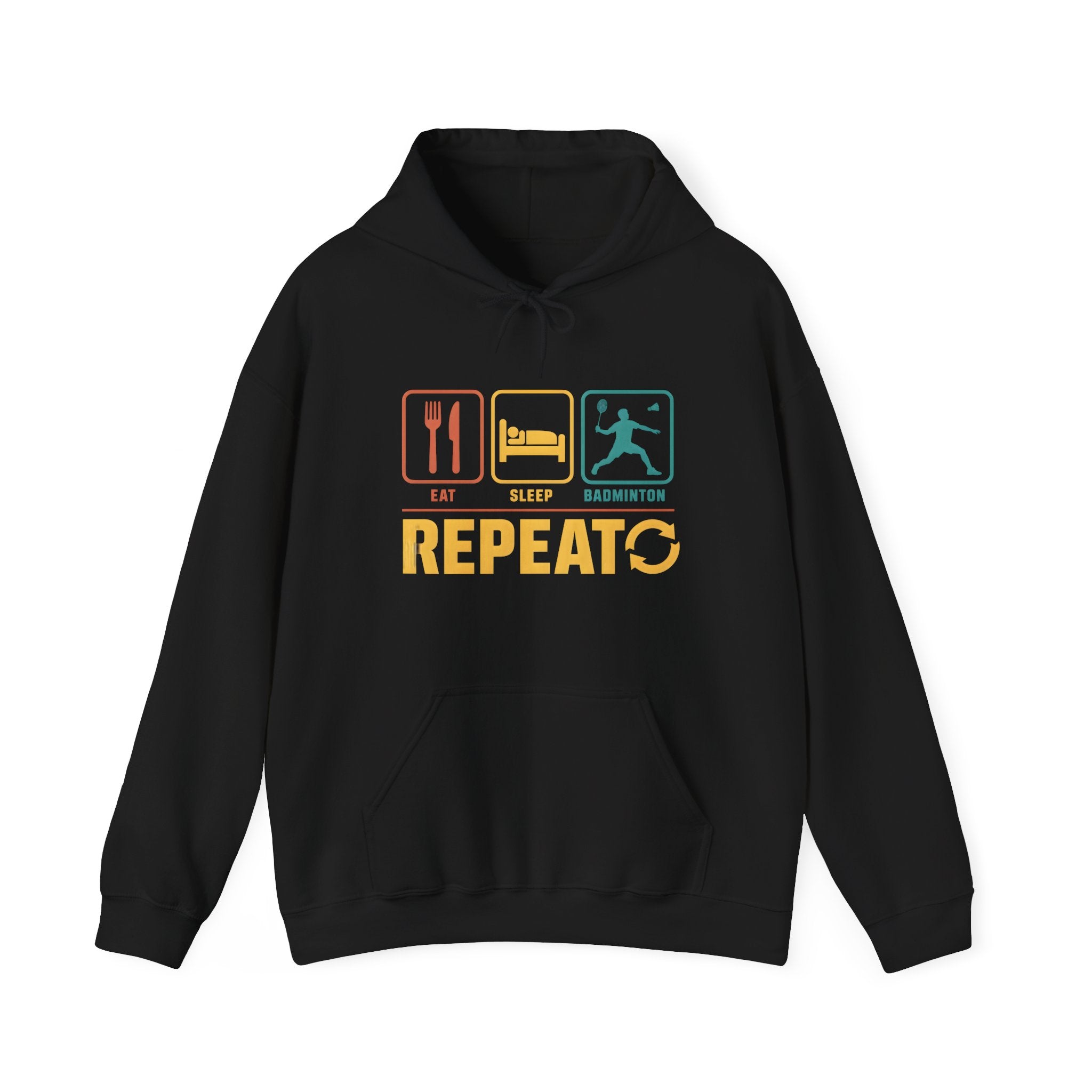 Eat Sleep Badminton Repeat Hoodie