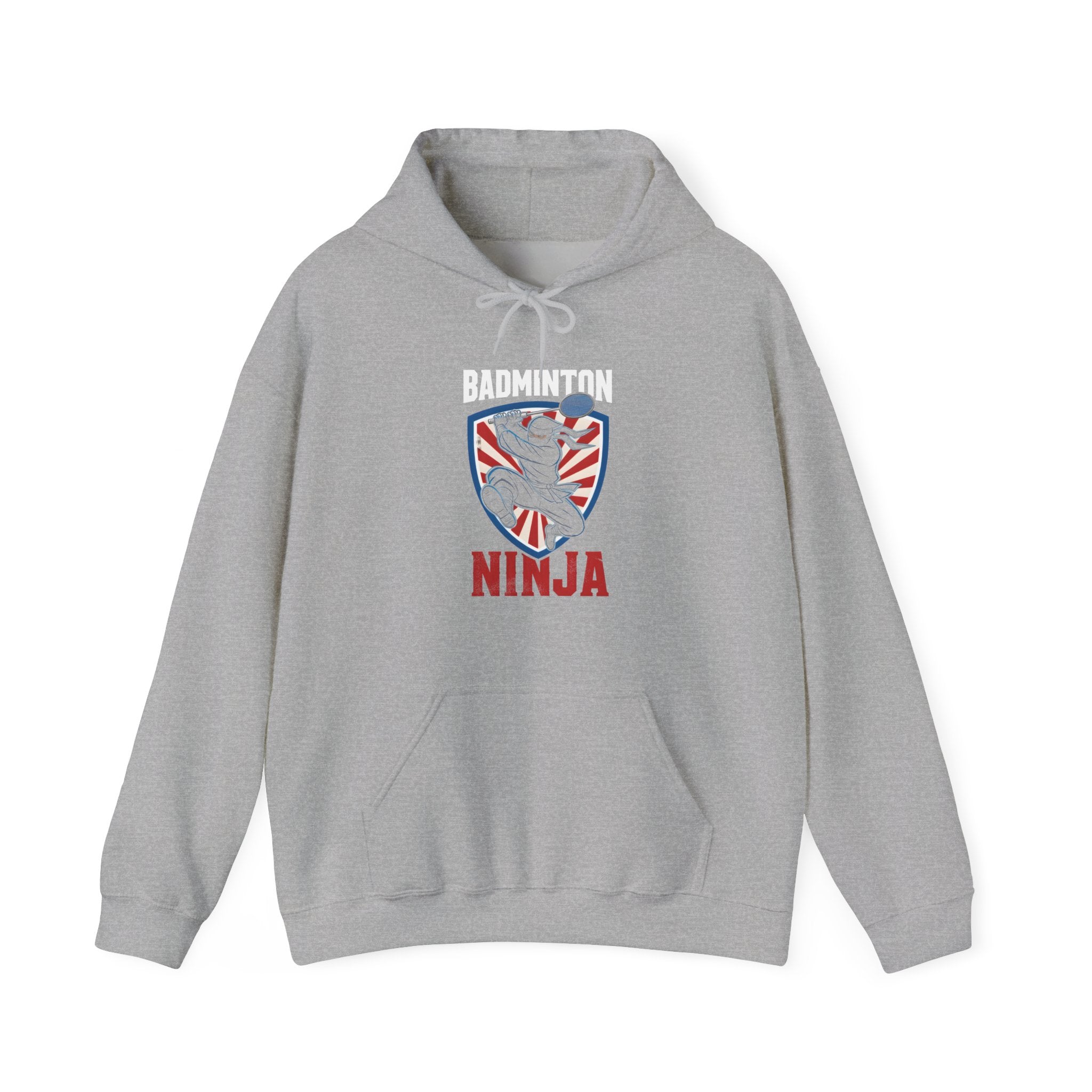 Badminton Ninja Hoodie – Graphic Badminton Player Sweatshirt