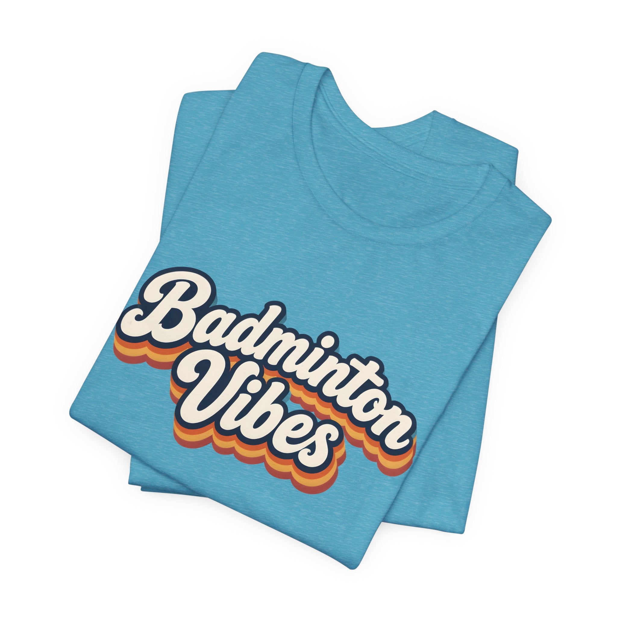 Badminton Vibes T‑Shirt — Retro Sport Graphic Tee