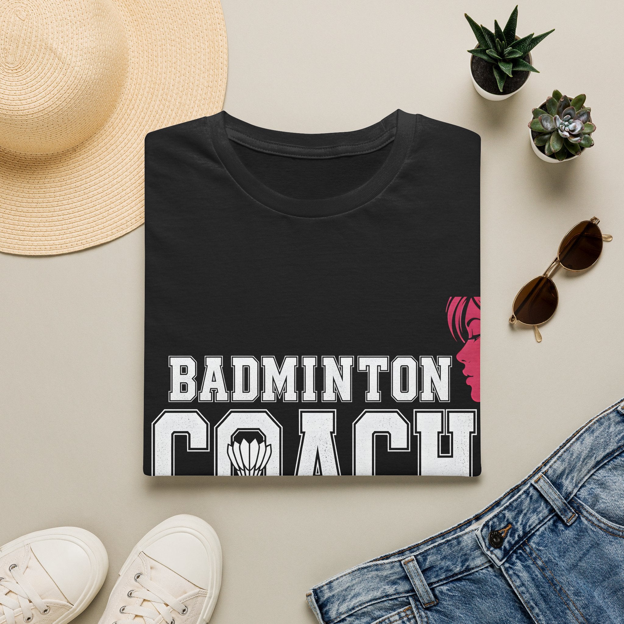 Badminton Coach T-Shirt — 'Badminton Coach Bill' Athletic Tee for Coaches & Players