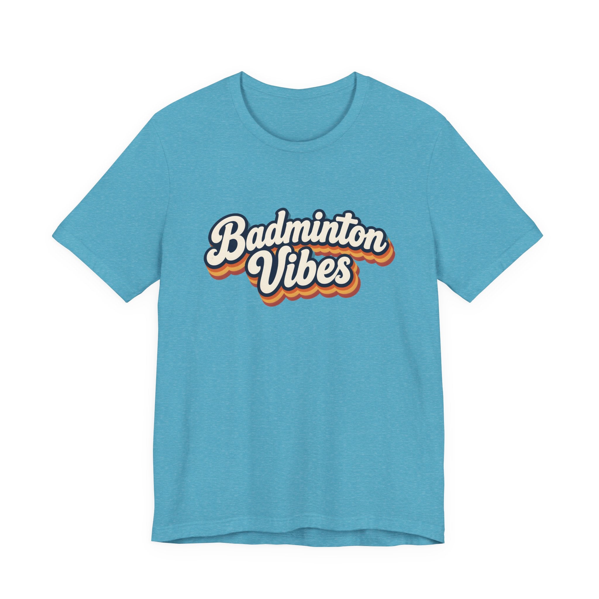 Badminton Vibes T‑Shirt — Retro Sport Graphic Tee
