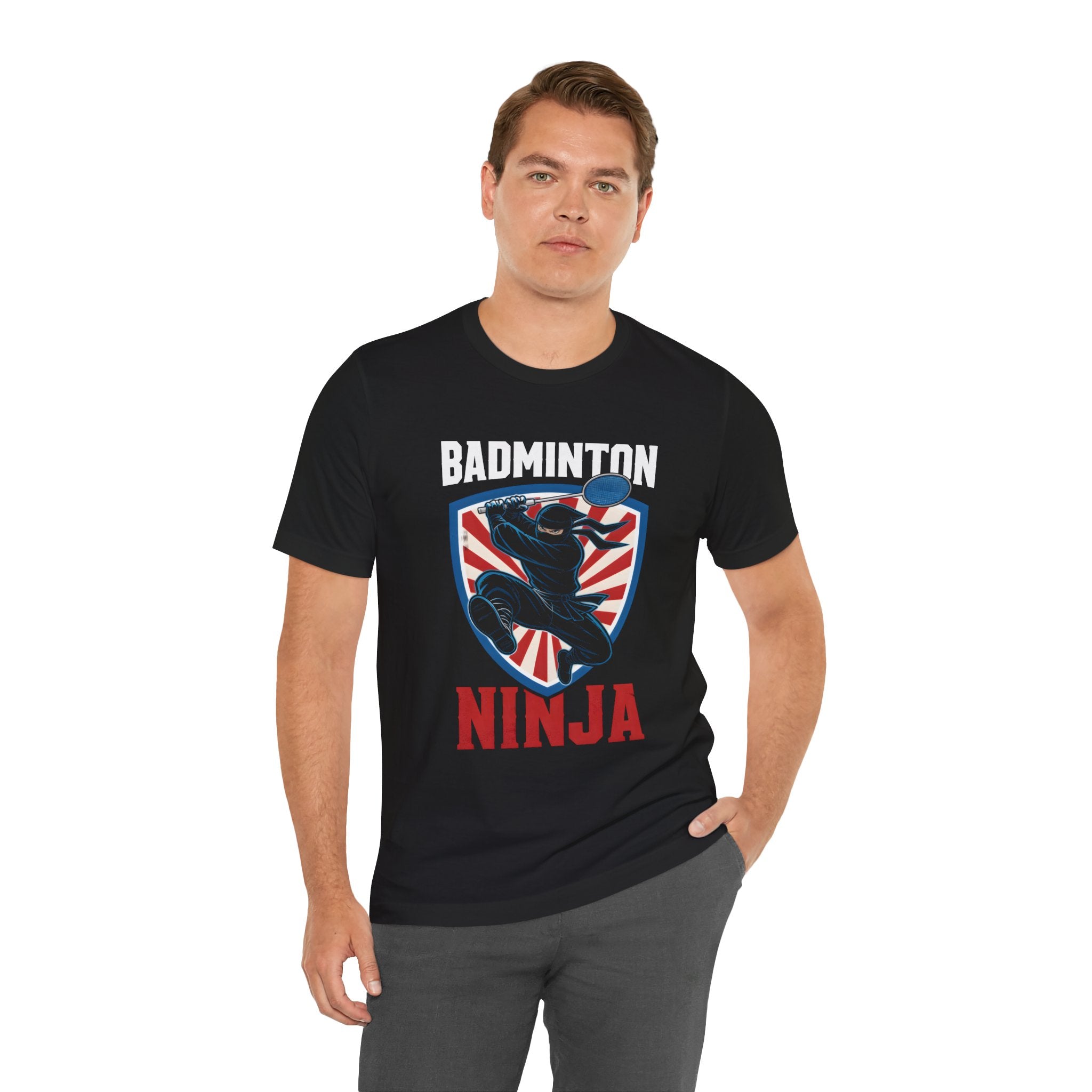 Ninja Shield Tee — Retro Martial Arts Graphic T-Shirt