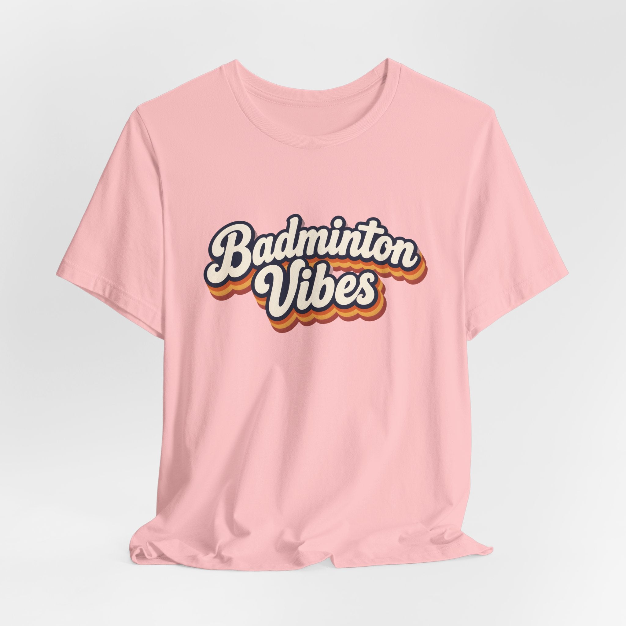 Badminton Vibes T‑Shirt — Retro Sport Graphic Tee