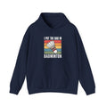 Badminton Hoodie – I Put the Bad in Badminton Retro Shuttlecock Sweatshirt
