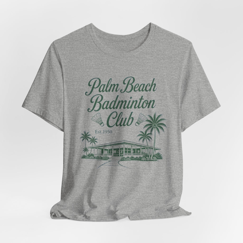 Palm Beach Badminton Club Tee — Vintage Beach Club Graphic T-Shirt