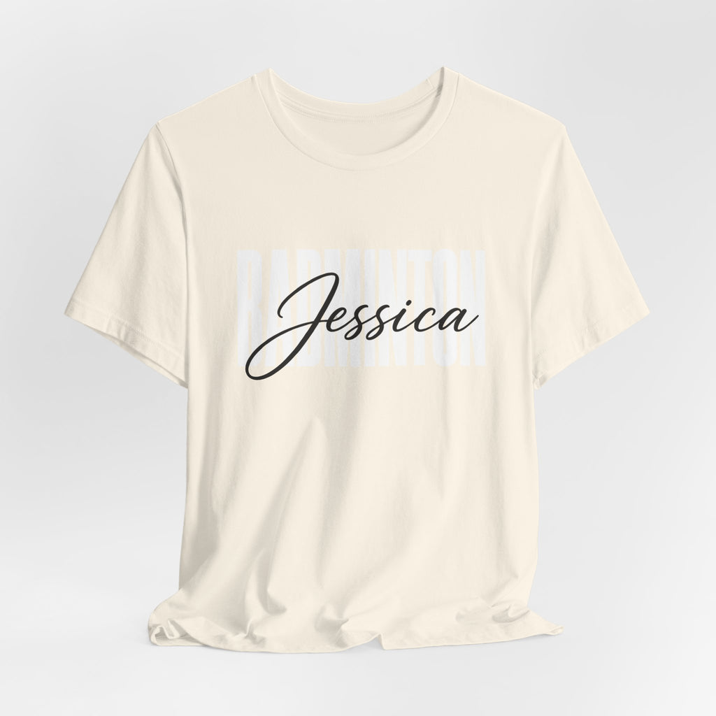 Personalized Name Tee – "Jessica" Script Women's Casual T‑Shirt