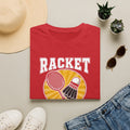 Racket Scientist T-Shirt — Badminton & Tennis Shuttlecock Graphic Tee