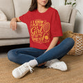 T-Shirt — "I Know I Play Like a Girl" Tennis Graphic Tee
