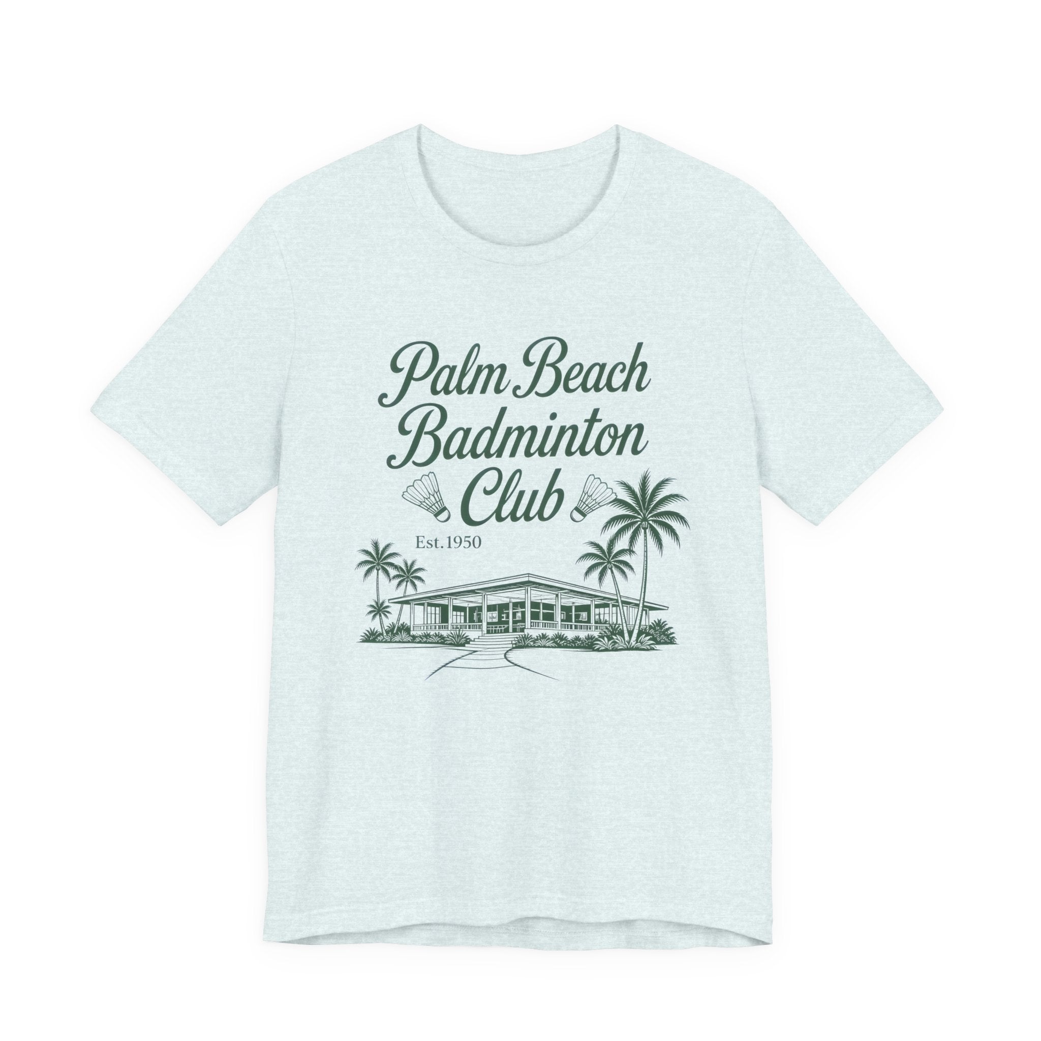 Palm Beach Badminton Club Tee — Vintage Beach Club Graphic T-Shirt
