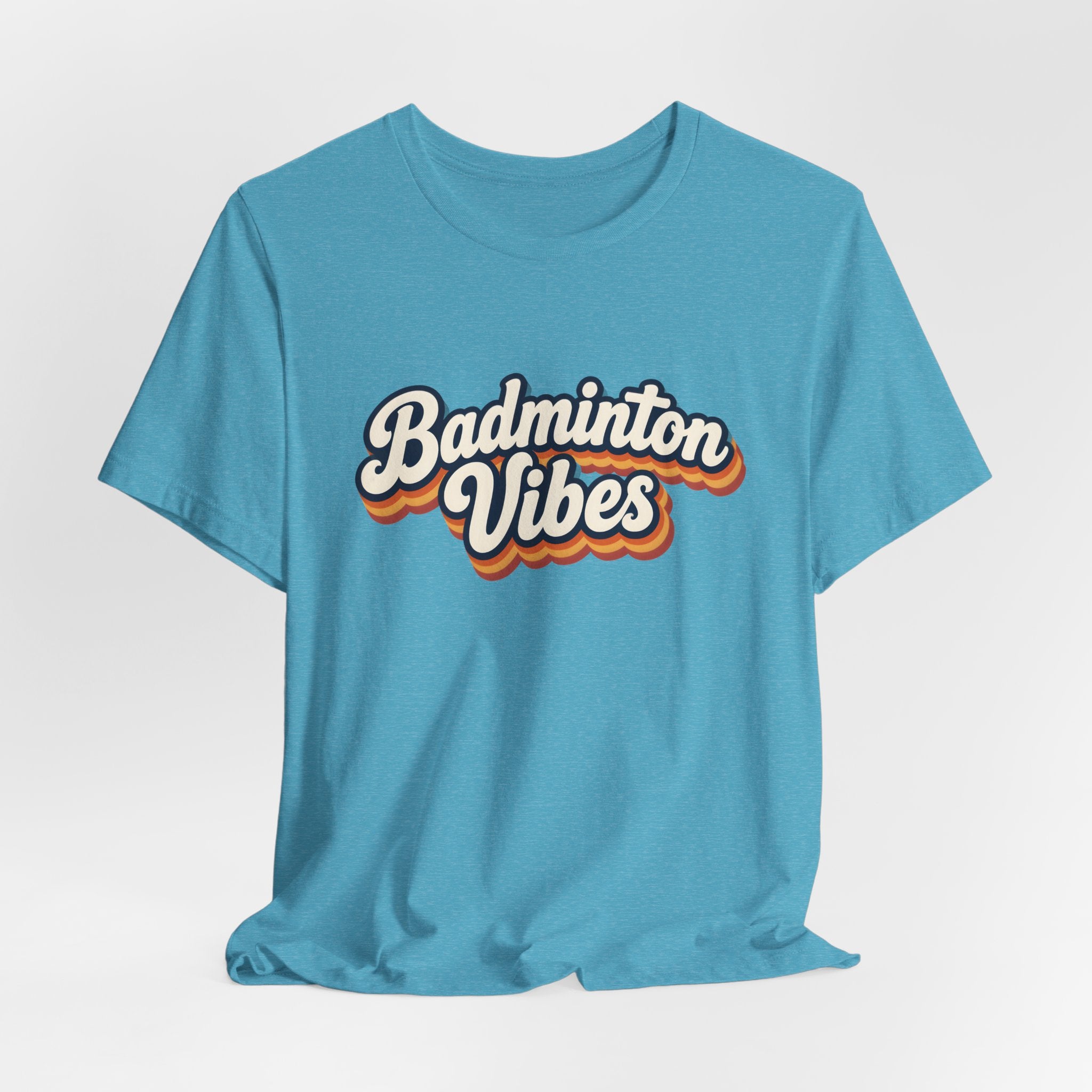 Badminton Vibes T‑Shirt — Retro Sport Graphic Tee