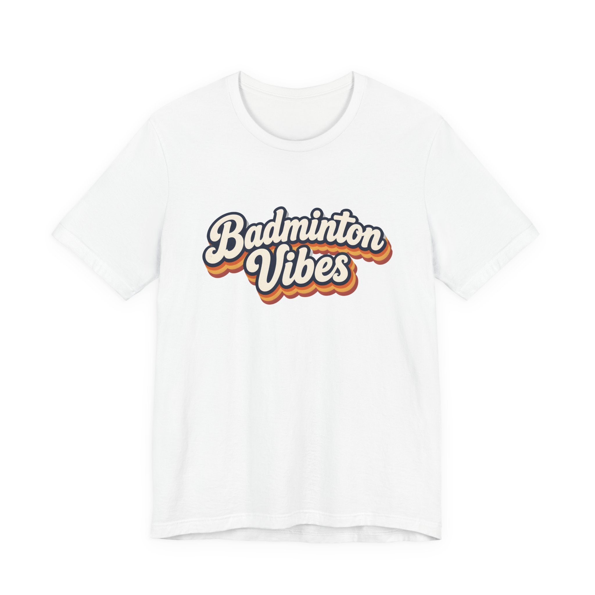 Badminton Vibes T‑Shirt — Retro Sport Graphic Tee