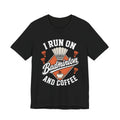 Badminton and Coffee T-Shirt — I Run on Badminton and Coffee Tee