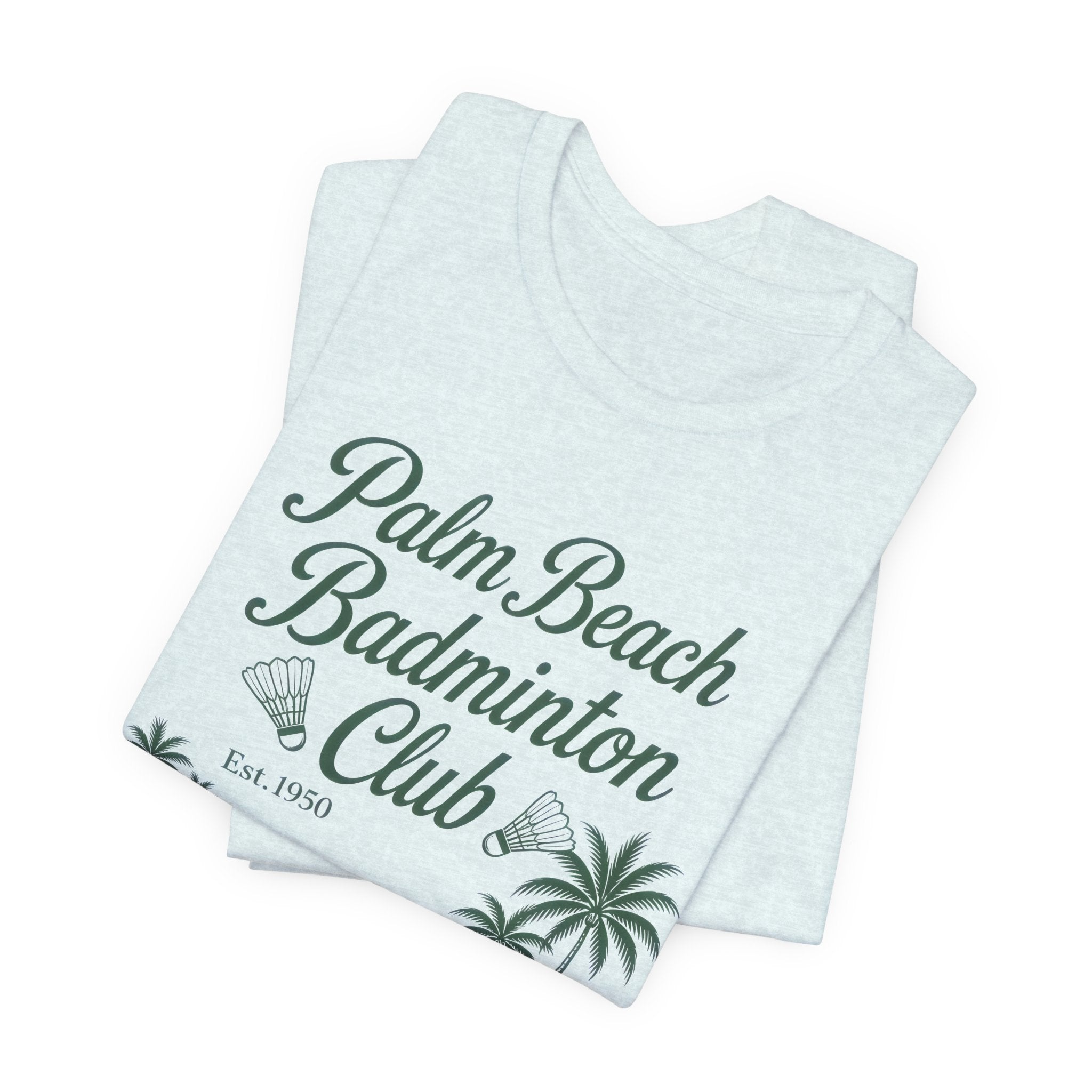Palm Beach Badminton Club Tee — Vintage Beach Club Graphic T-Shirt