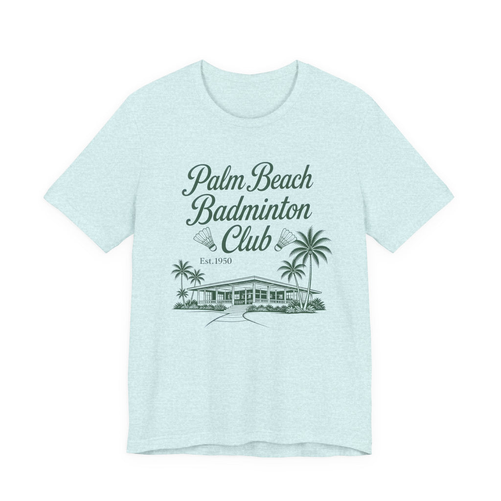 Palm Beach Badminton Club Tee — Vintage Beach Club Graphic T-Shirt