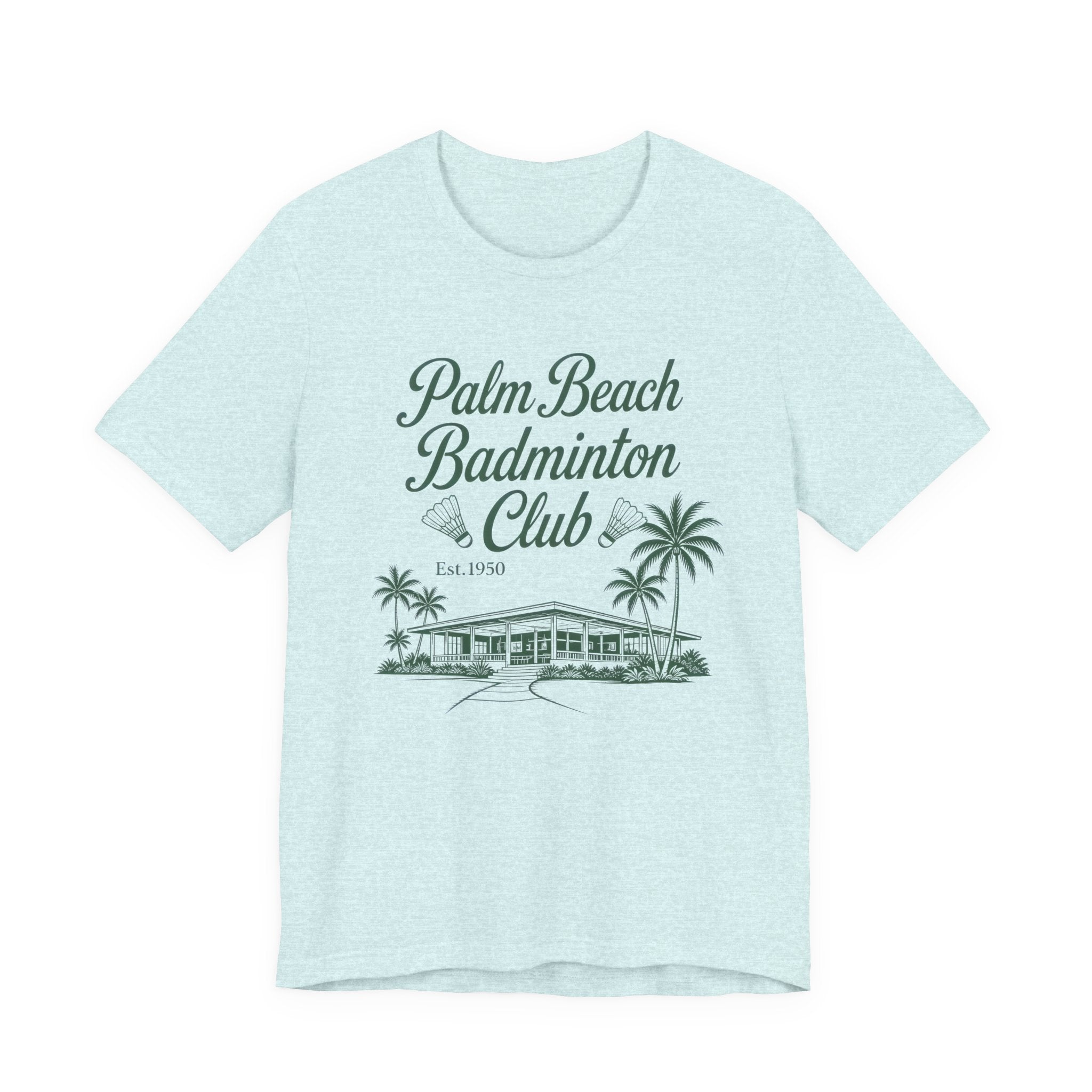 Palm Beach Badminton Club Tee — Vintage Beach Club Graphic T-Shirt