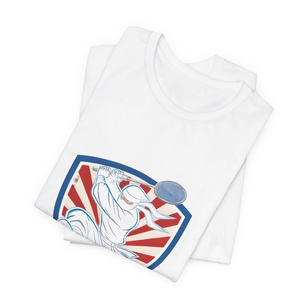 Ninja Shield Tee — Retro Martial Arts Graphic T-Shirt