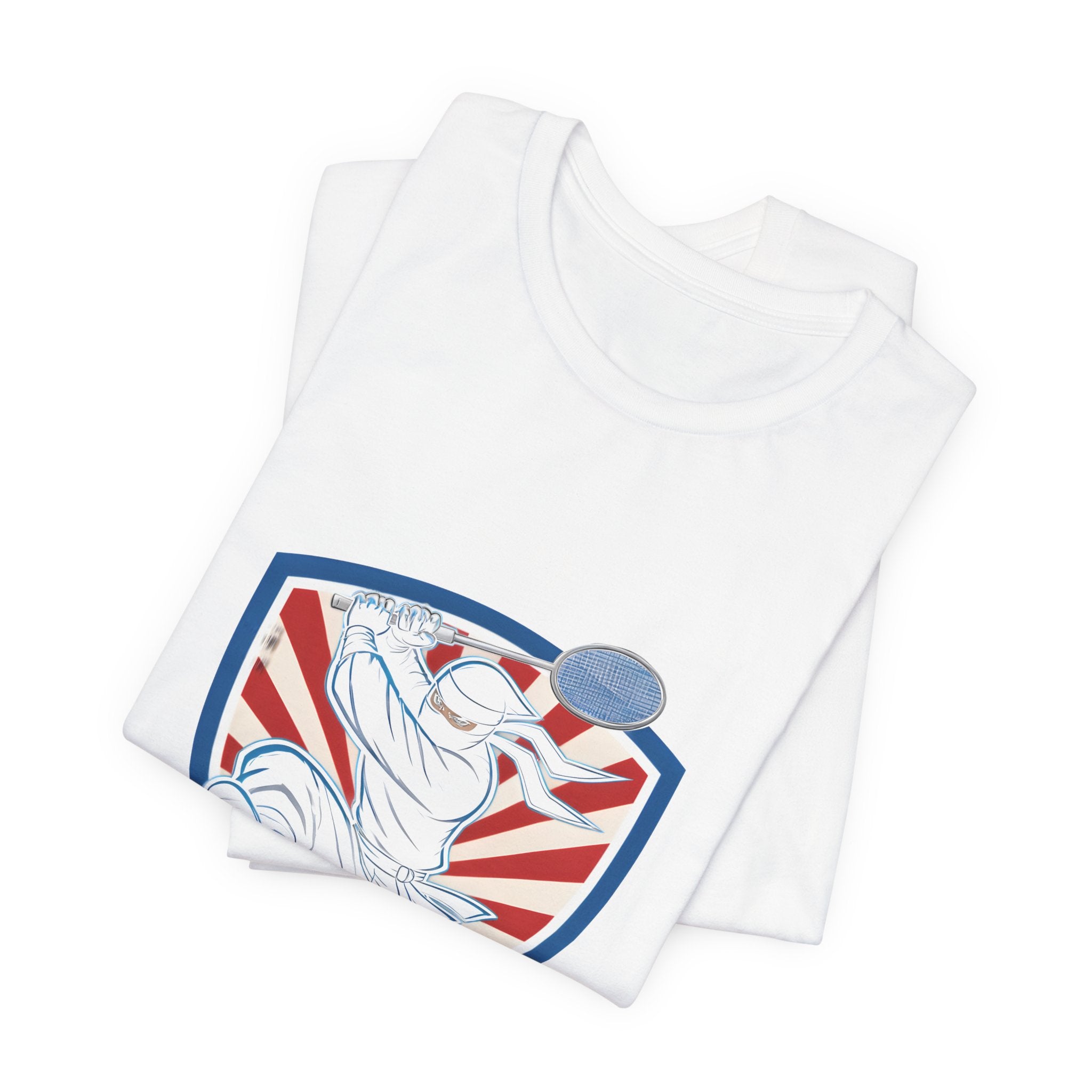 Ninja Shield Tee — Retro Martial Arts Graphic T-Shirt