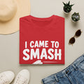 I Came to Smash Badminton T-Shirt — Funny Shuttlecock Tee for Players & Fans
