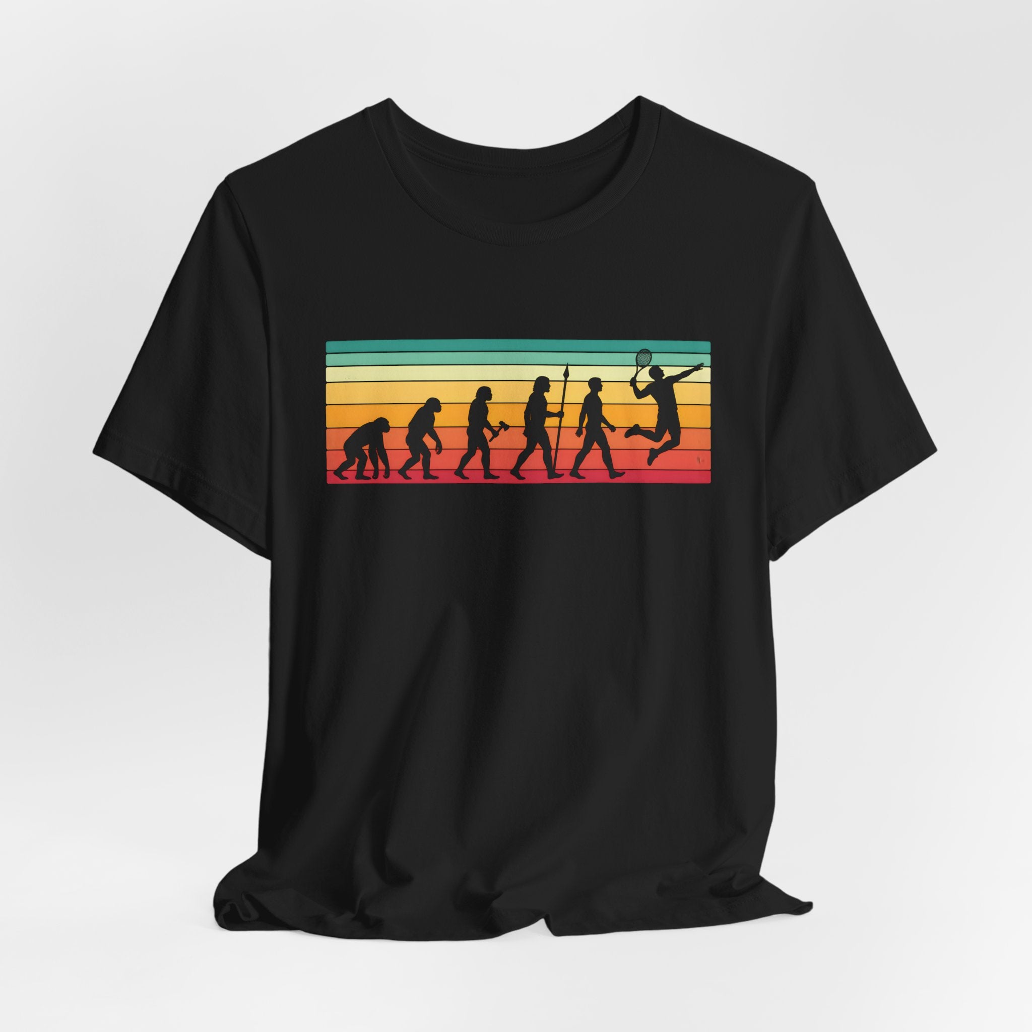 Skate Evolution T-Shirt — Retro Sunset Skateboarder Graphic Tee