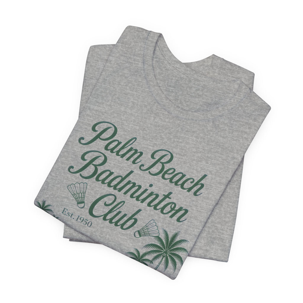 Palm Beach Badminton Club Tee — Vintage Beach Club Graphic T-Shirt