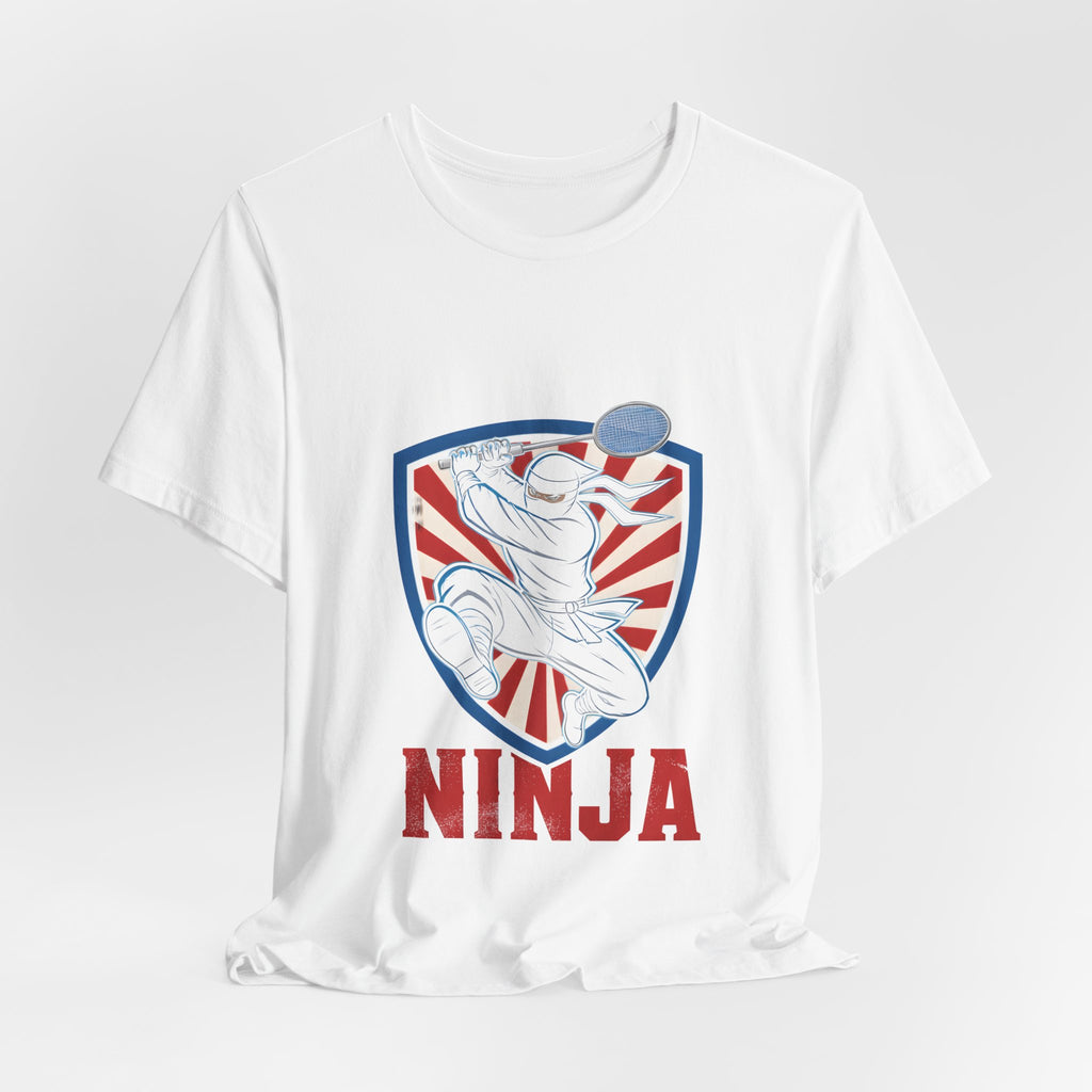 Ninja Shield Tee — Retro Martial Arts Graphic T-Shirt