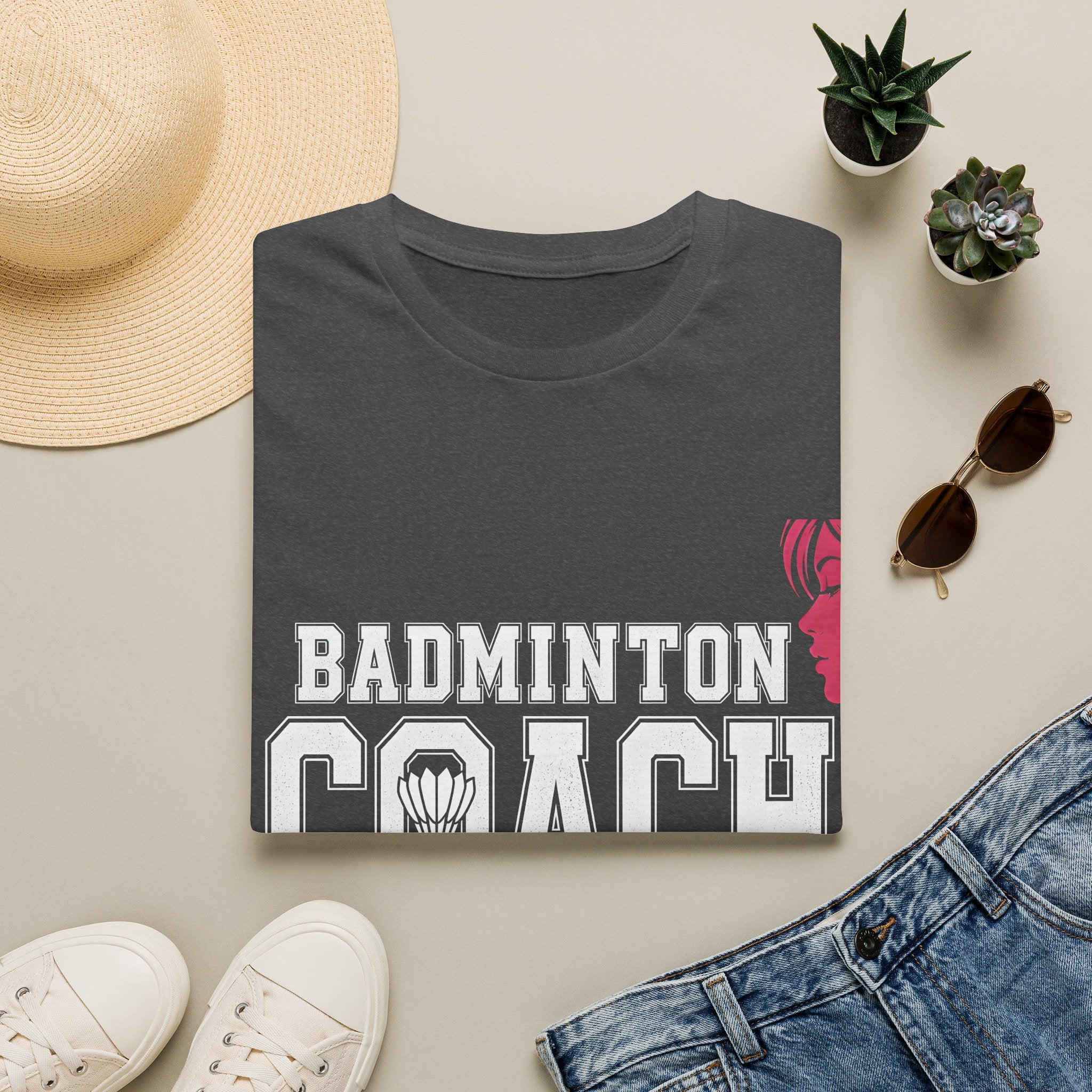 Badminton Coach T-Shirt — 'Badminton Coach Bill' Athletic Tee for Coaches & Players