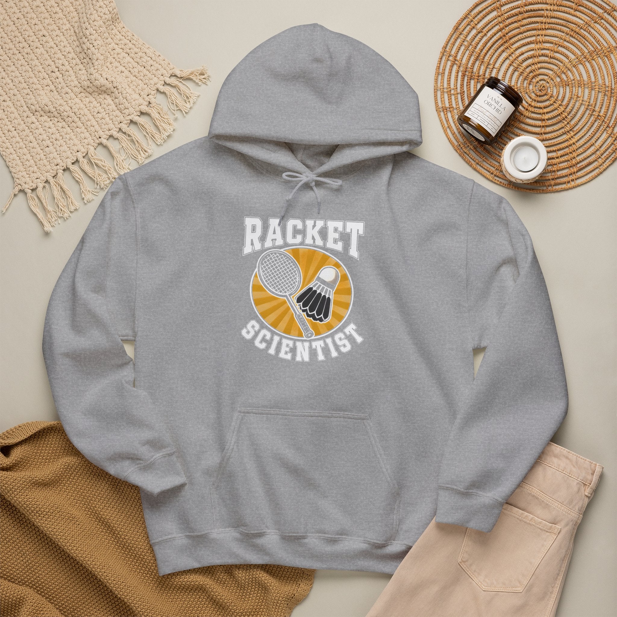 Racket Scientist Hoodie – Tennis & Badminton Player Pullover