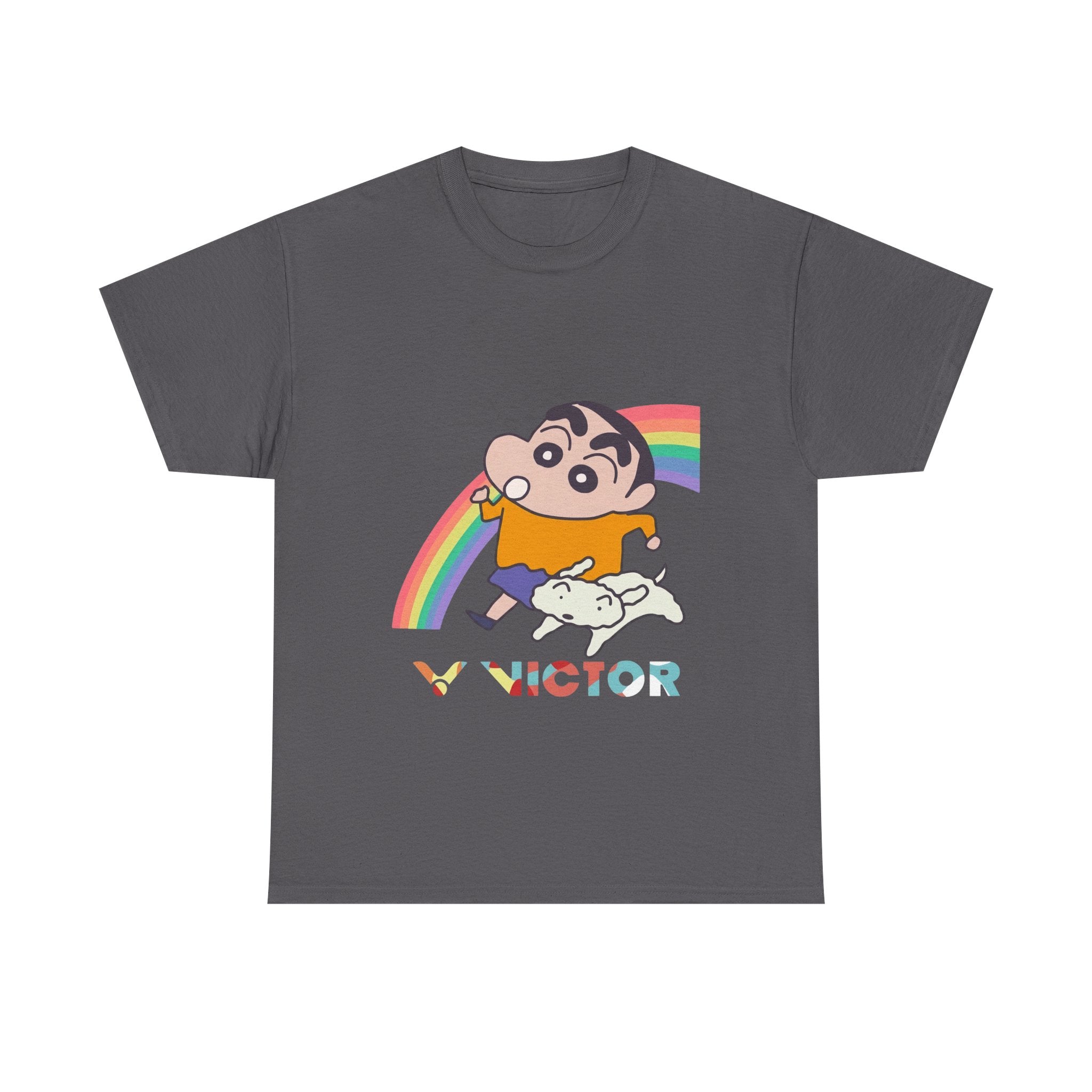 Shin-chan Rainbow Victor Badminton T-Shirt
